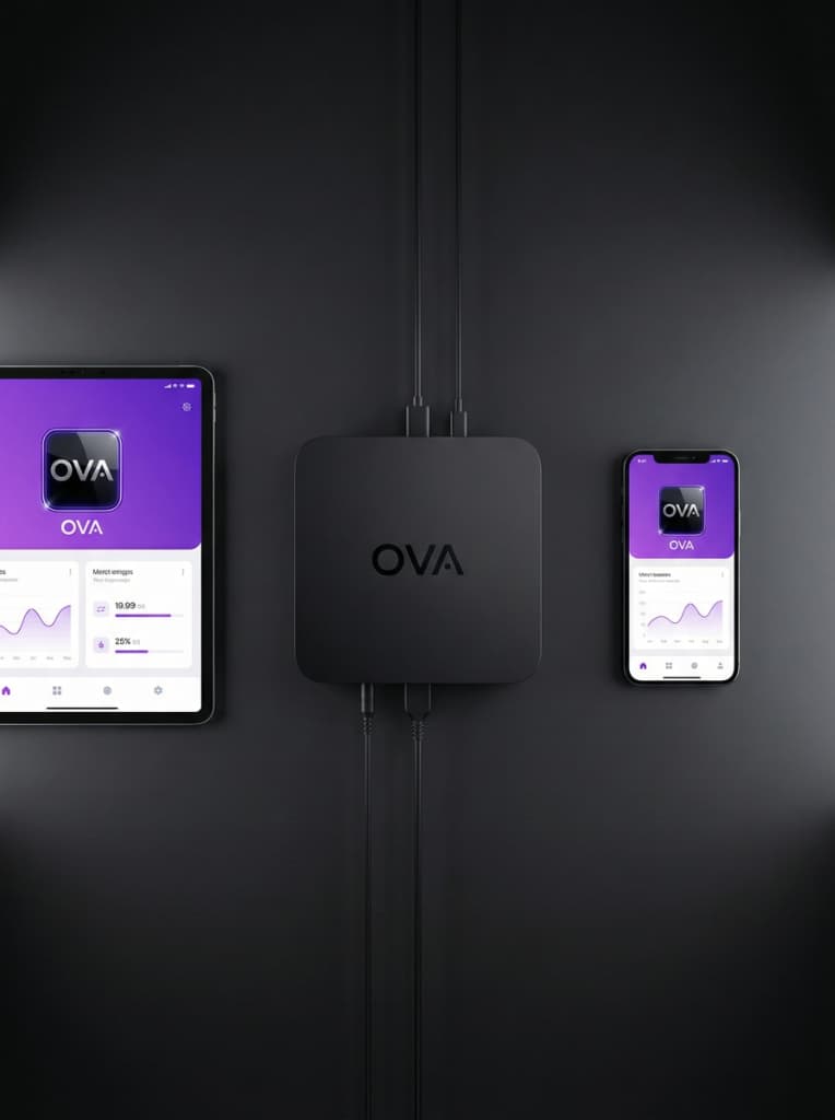 OVA Connected Hardware Top View